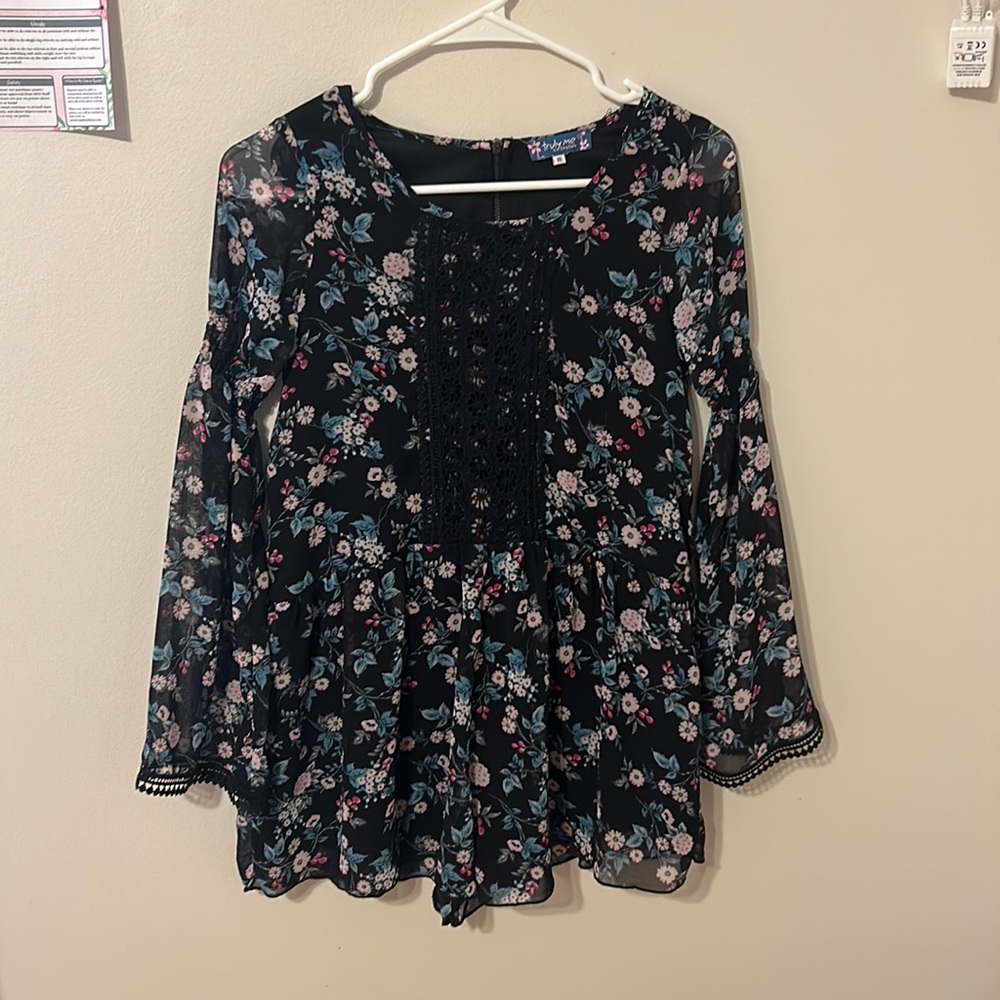 Truly Me floral romper